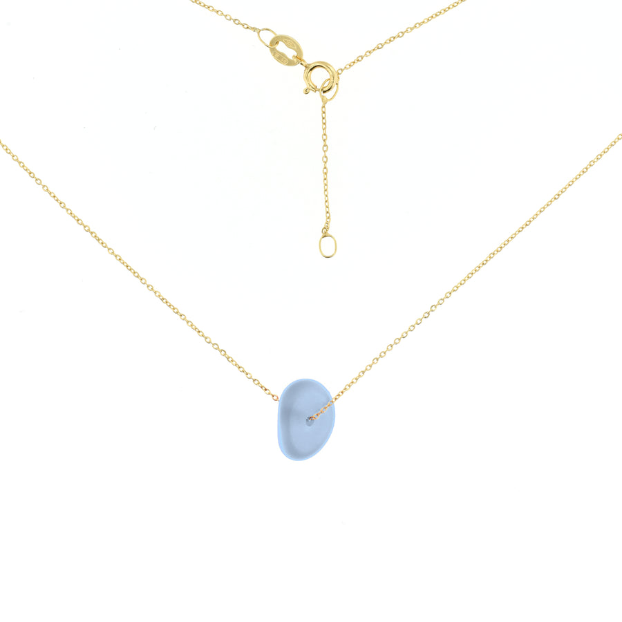 Girocollo Glass oro celeste