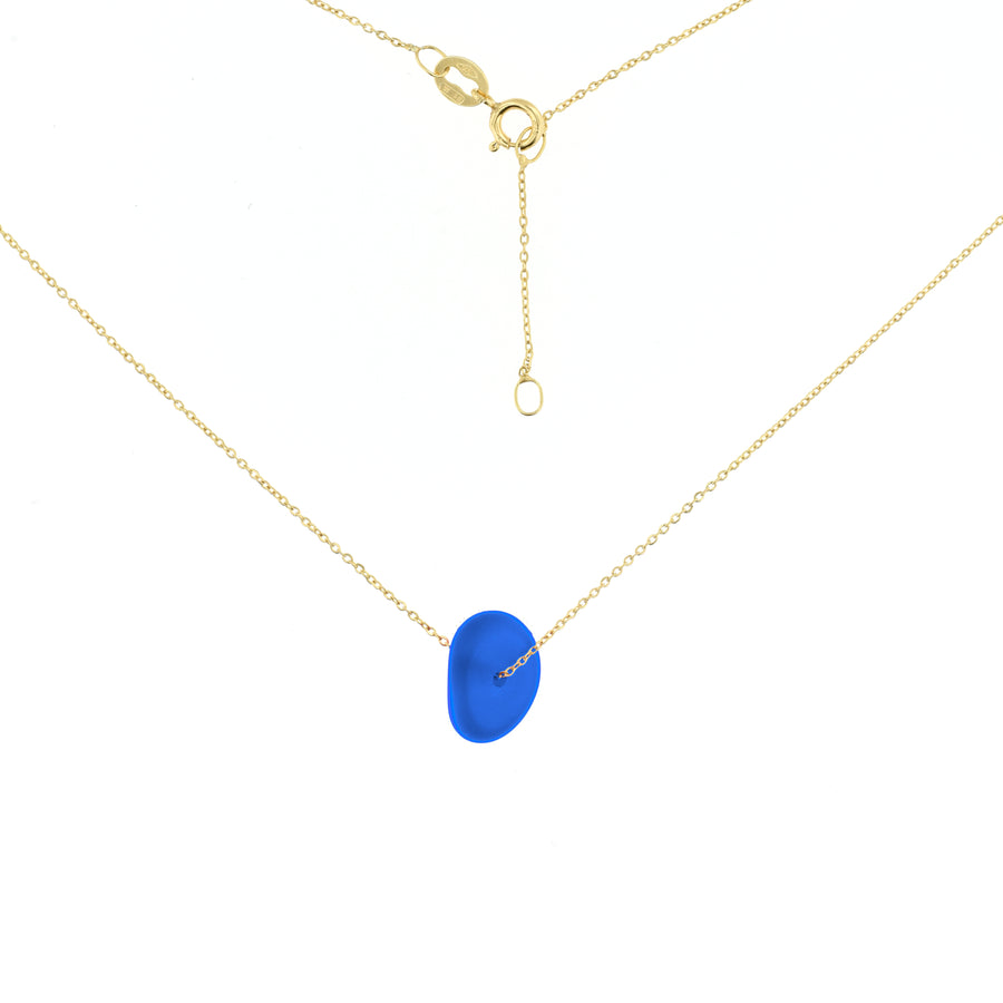 Girocollo Glass oro azzurro