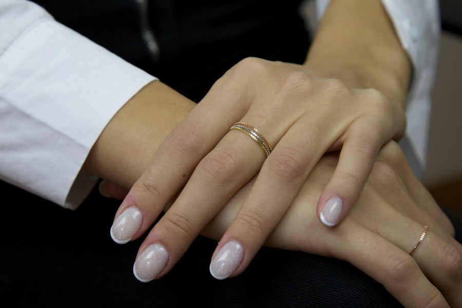 Anello a catena Forever Rosa