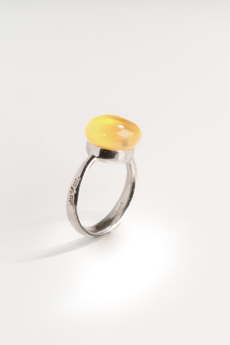 Anello Glass color giallo