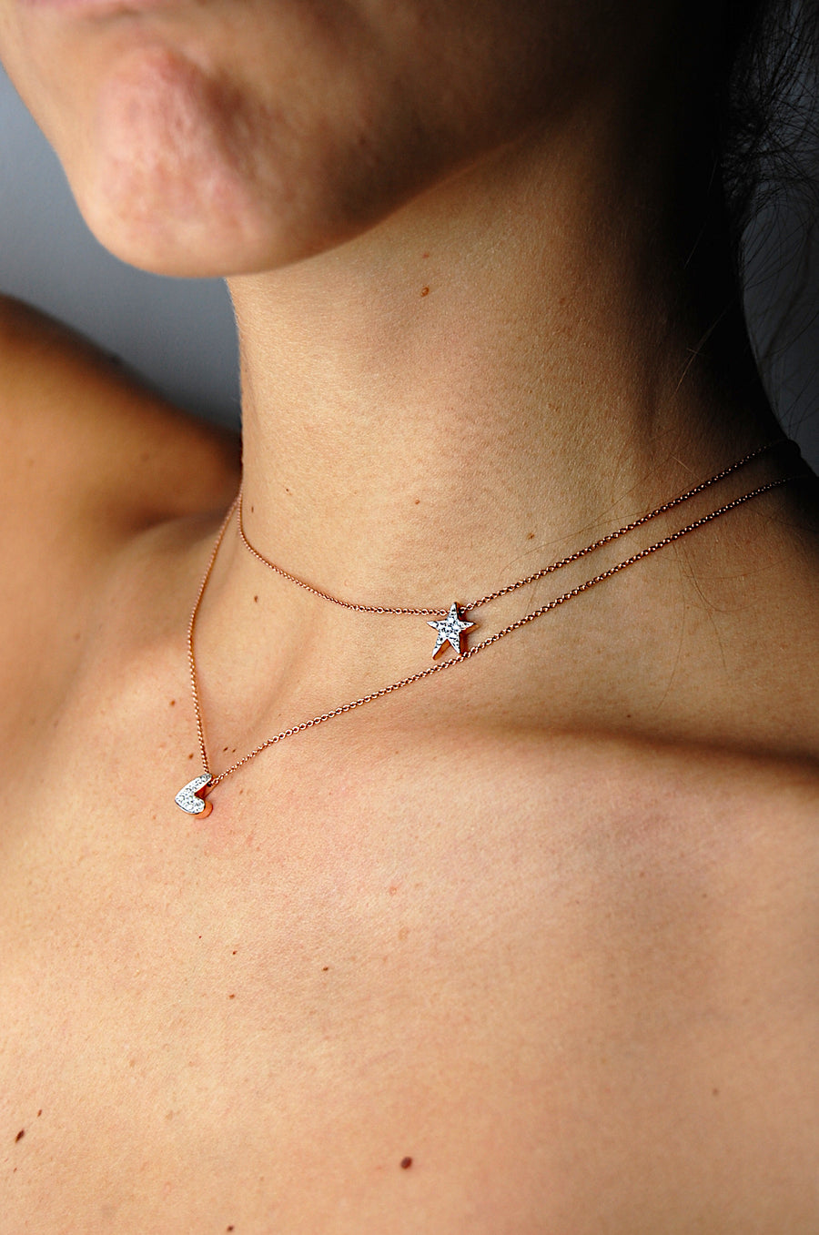 Collana girocollo con ciondolo a cuore art. COL0141 conf. 1 pezzo Collana girocollo con ciondolo a cuore art. COL0141 conf. 1 pezzo