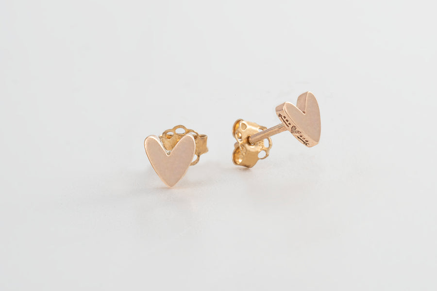 Orecchini al lobo con cuore
