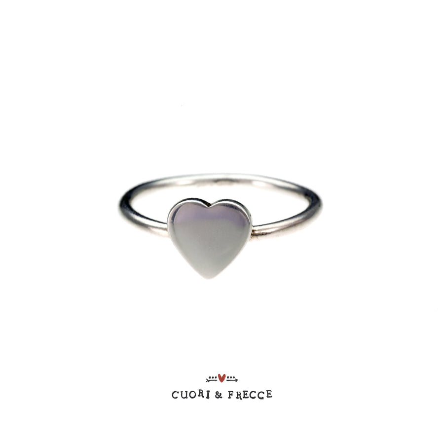 Anello con cuore personalizzabile