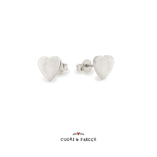 Orecchini a cuore al lobo personalizzabili